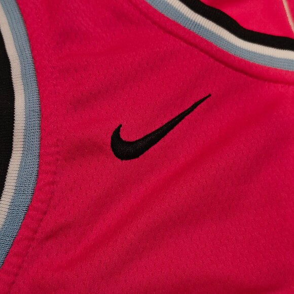 Nike Miami Heat Tyler Herro Vice City Edition Jersey NBA Swingman Pink Size 48 - Picture 9 of 15